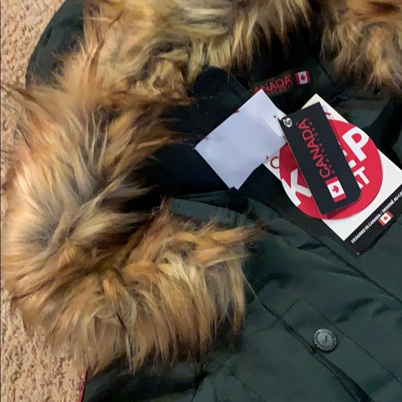 Forest Green Faux Fur Parka - Picture 7 of 16